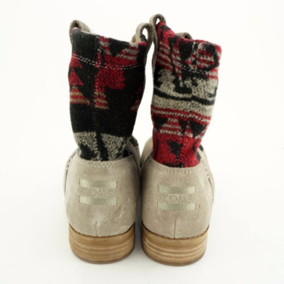 TOMS Laurel Burnished  Suede Bootie  Sz 7 - Picture 3 of 5